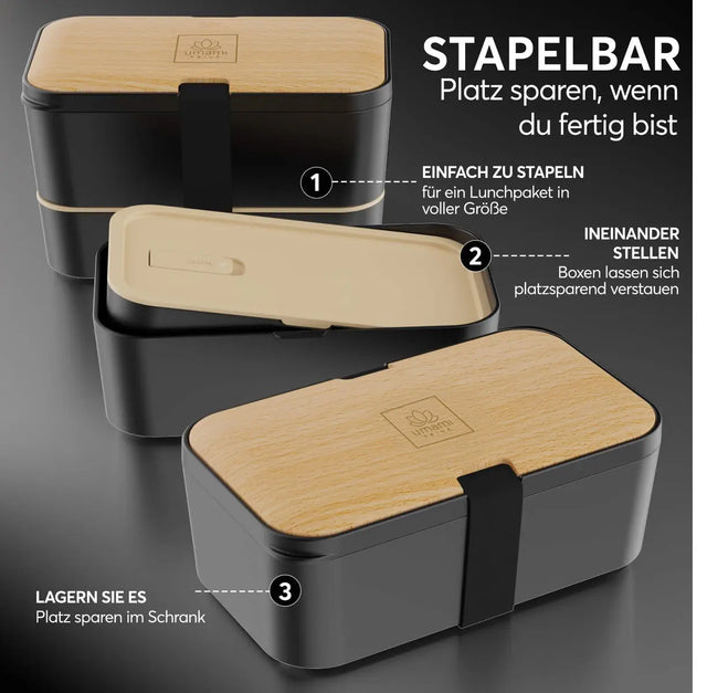 Nestable L Beech Black Premium von Umami
