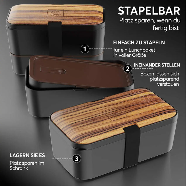 Nestable L Wenge Black Premium von Umami