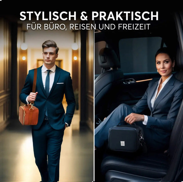 Insulated Lunch Bag Deep Black Premium von Umami