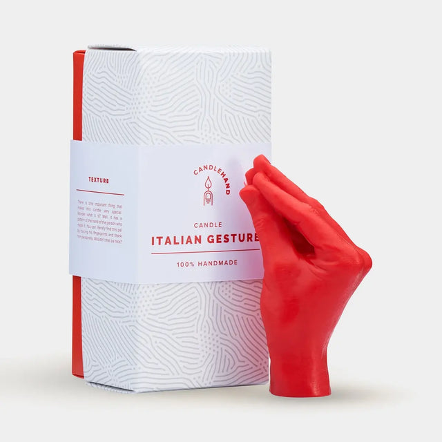 Italian Gesture Rot von Candle Hand