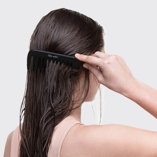 Kamm mit breiten Zähnen Schwarz von Kitsch