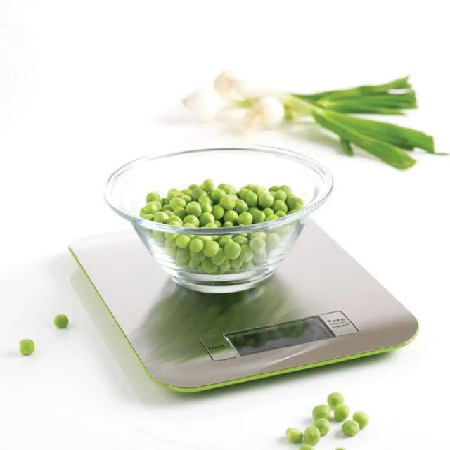 Küchenwaage Edelstahl grün von Mastrad