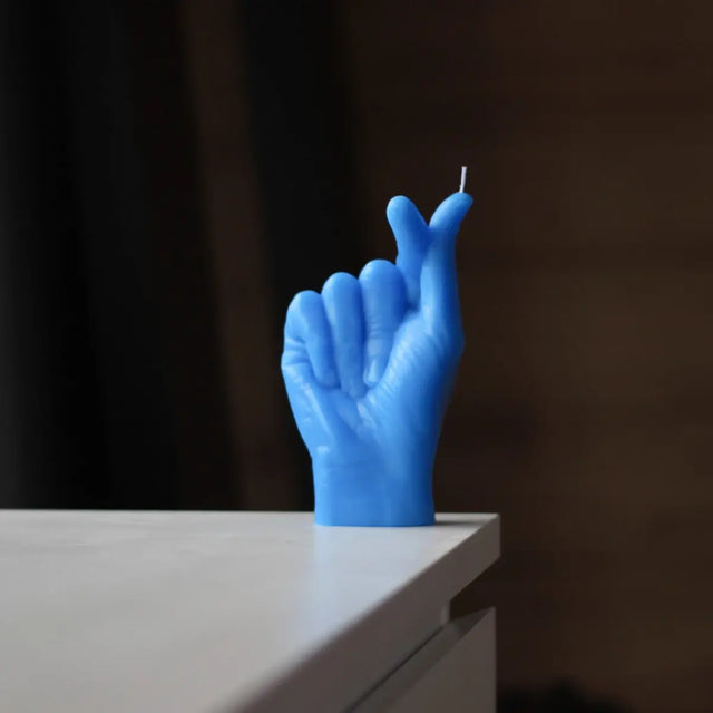 Love Blau von Candle Hand