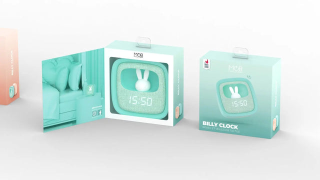 Wecker Billy mit Licht blau von MOB