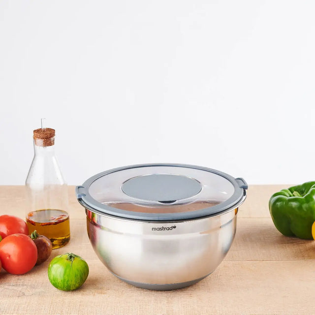 Rührschüssel mit Spritzschutzdeckel 20cm von Mastrad