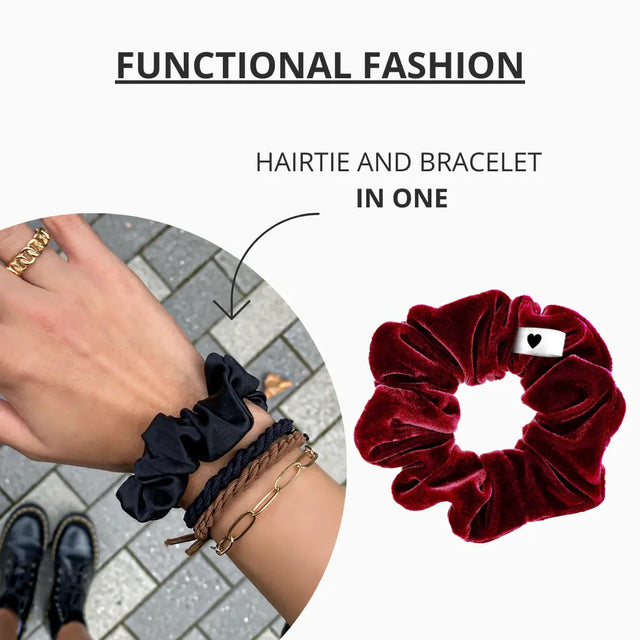 Samt-Scrunchie Rot von Bellody