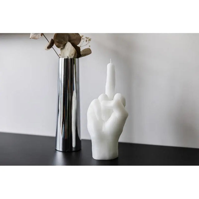 F*ck you Rot von Candle Hand