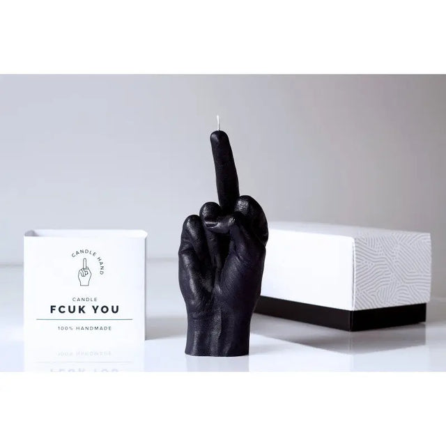 F*ck you Rot von Candle Hand