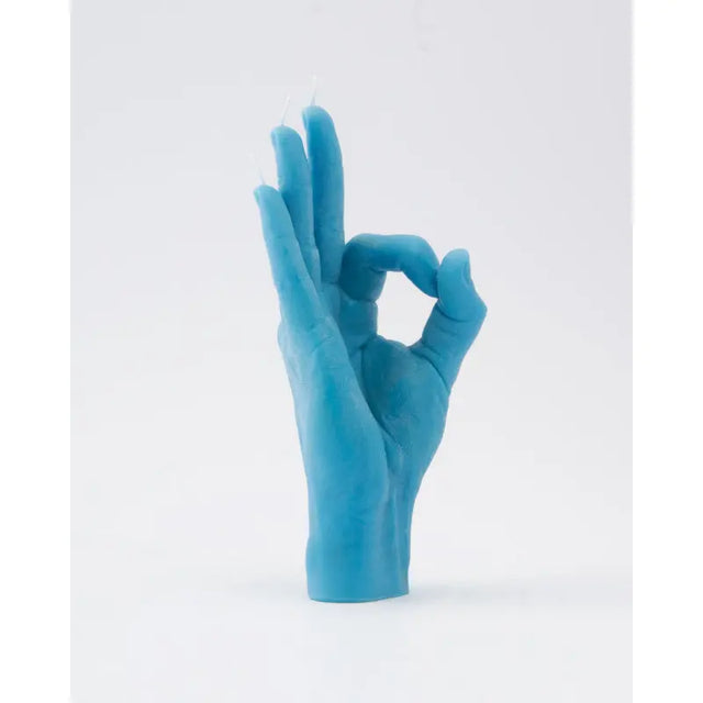 OK Rot von Candle Hand