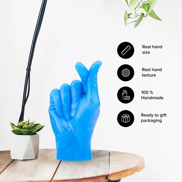 Love Blau von Candle Hand