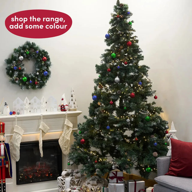 Christbaumkugel 8 cm befüllbar Kunststoff 48 Stück von Twiddlers