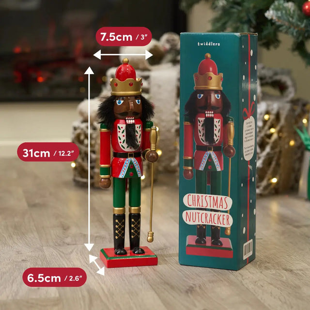 Weihnachts-Nussknacker Soldat King 30cm von Twiddlers