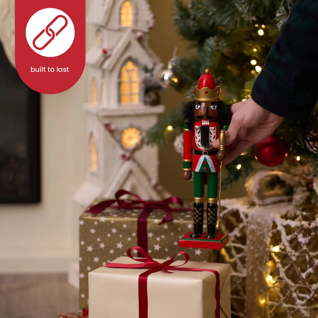 Weihnachts-Nussknacker Soldat King 30cm von Twiddlers