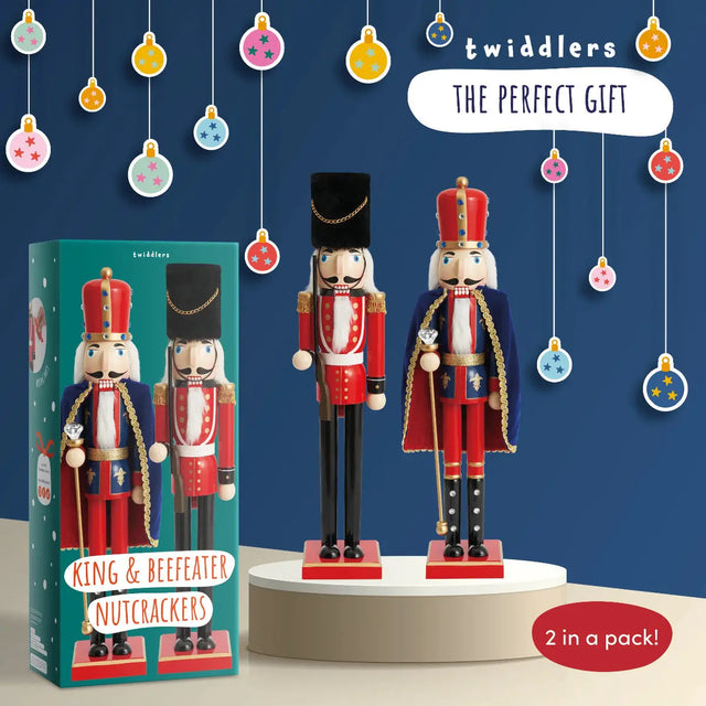 Weihnachts-Nussknacker Soldat 2er-Set 50cm von Twiddlers