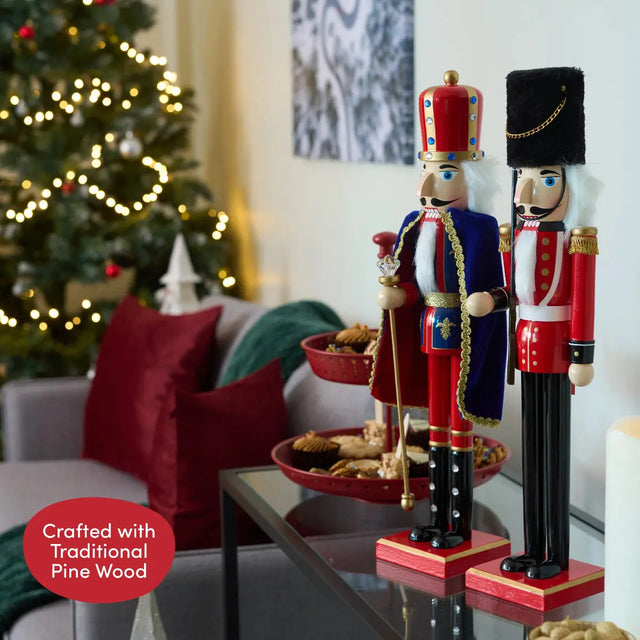 Weihnachts-Nussknacker Soldat 2er-Set 50cm von Twiddlers