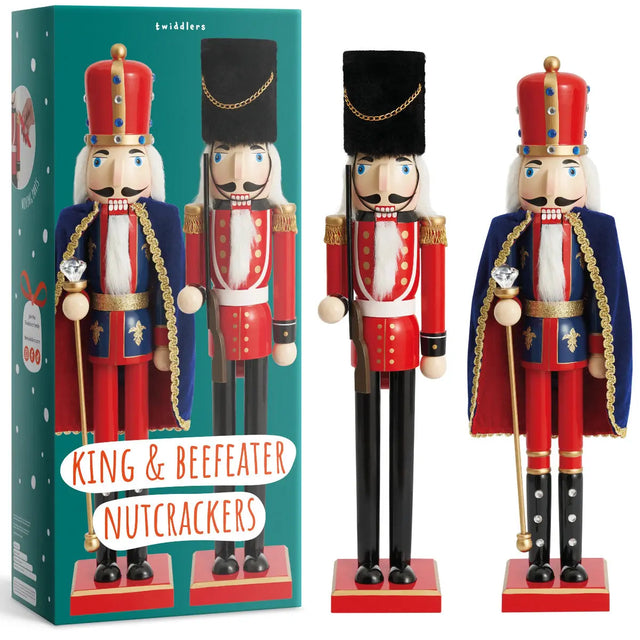 Weihnachts-Nussknacker Soldat 2er-Set 50cm von Twiddlers