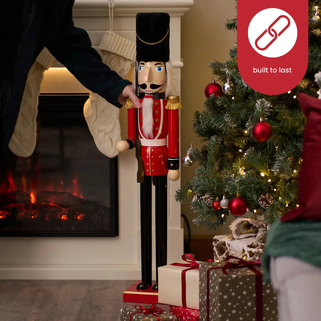 Weihnachts-Nussknacker Soldat Beefeater 90cm von Twiddlers