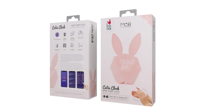 Wecker Cutie Connect mit App pink von MOB
