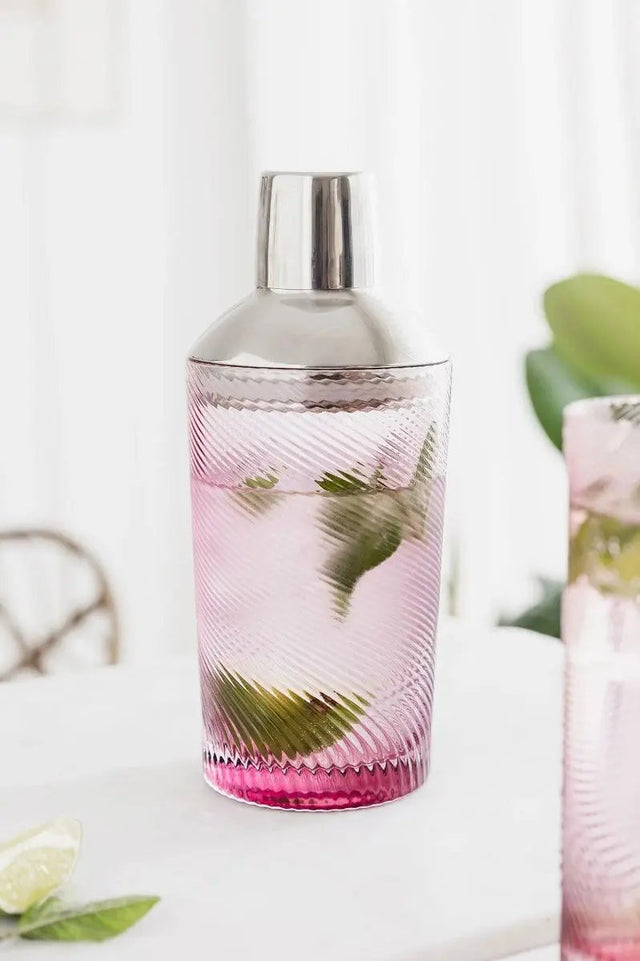 Cocktail Shaker Twist pink von Uberstar