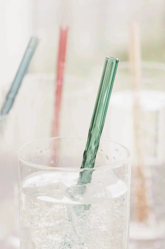 Trinkhalme Glas 4er-Set von Uberstar