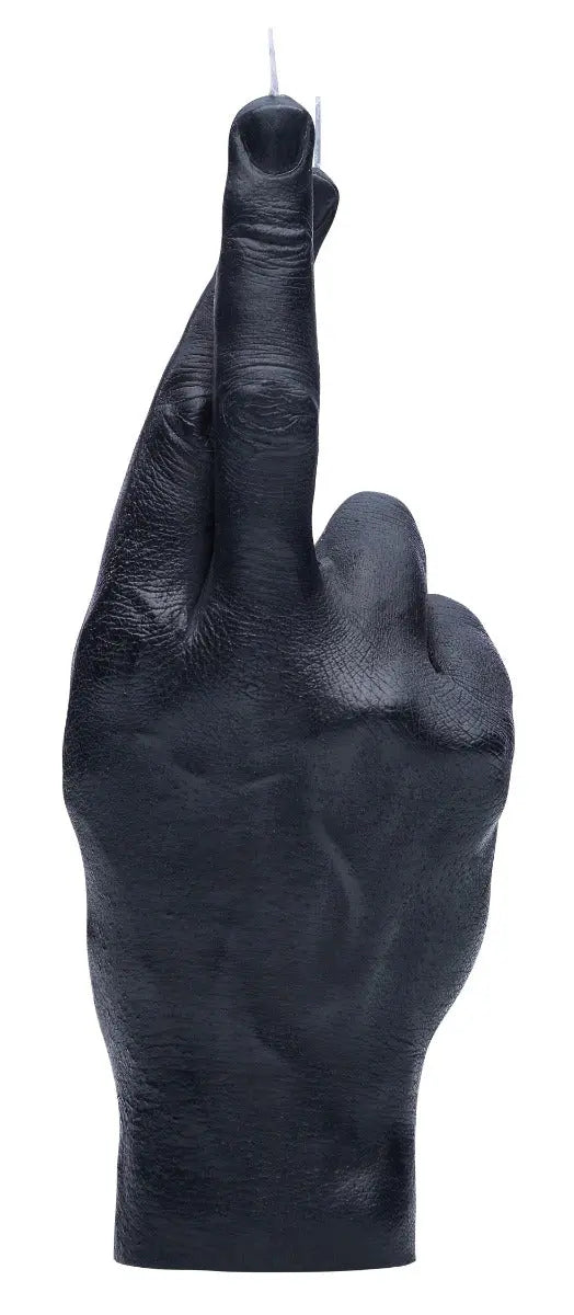 Crossed Fingers Rot von Candle Hand