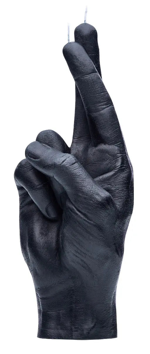 Crossed Fingers Rot von Candle Hand