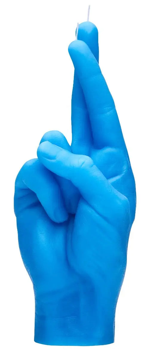 Crossed Fingers Rot von Candle Hand