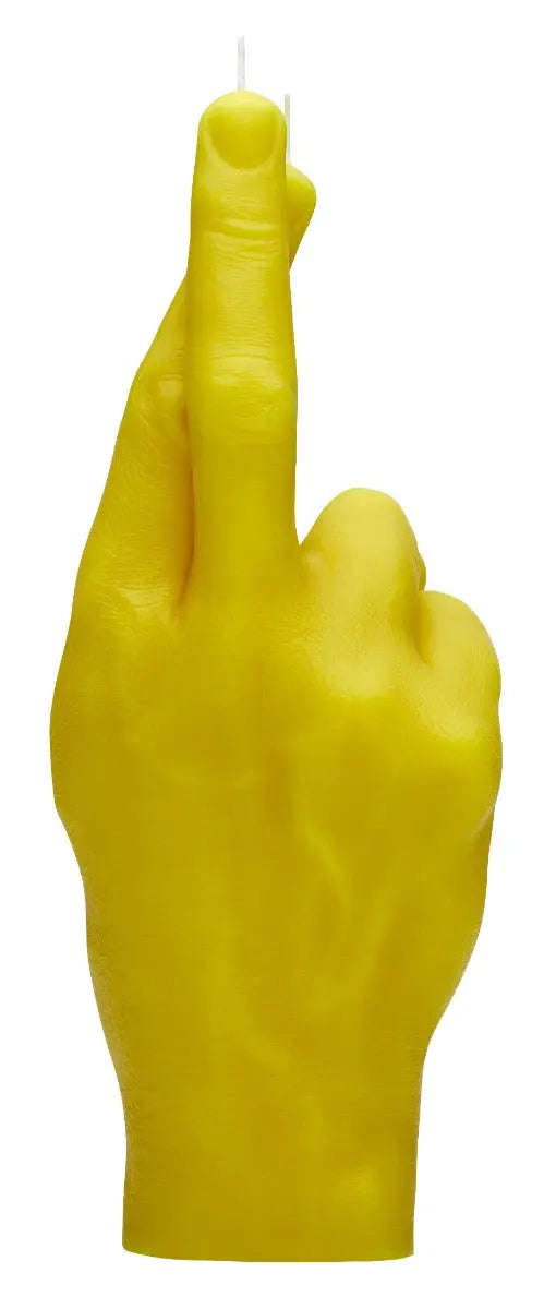 Crossed Fingers Rot von Candle Hand