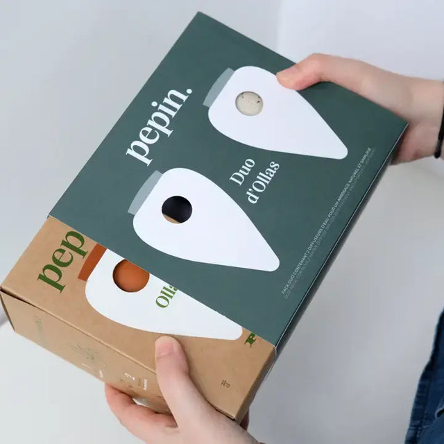 Bewässerungskegel Olla Weiss Gesprenkelt (2er Set) von guteszeug.ch