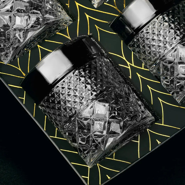 Admiral Whiskeygläser Geschenkset 4er von ROCKS Whiskey Chilling Stones