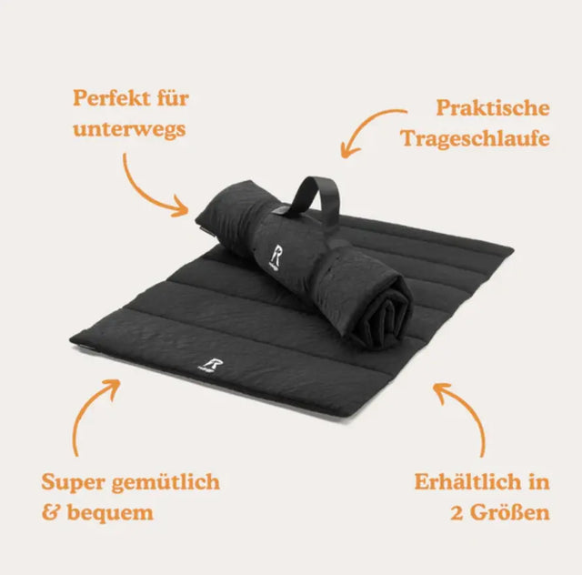 Hundedecke mit Trageschlaufe Klein von Redoggo