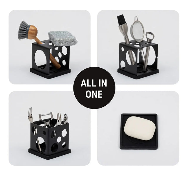 dri.cube Utensilienbehälter schwarz von Sanni Shoo