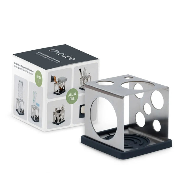 dri.cube Utensilienbehälter Edelstahl von Sanni Shoo