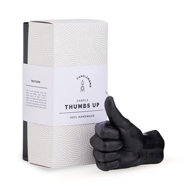 Thumbs Up Schwarz von Candle Hand