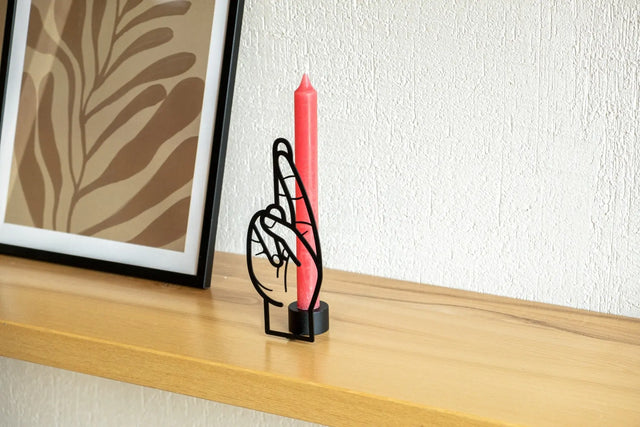 Kerzenständer Crossed Fingers von Candle Hand