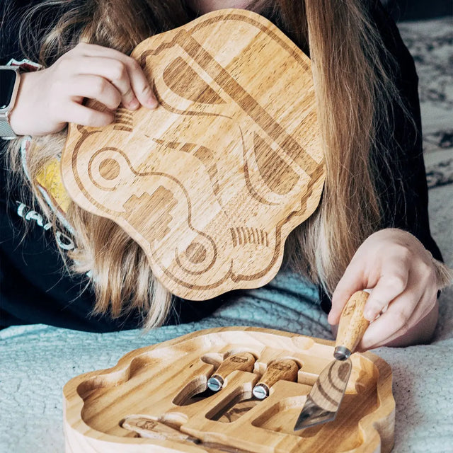 Käsebrett inkl. Messer-Set Stormtrooper von Original Stormtrooper