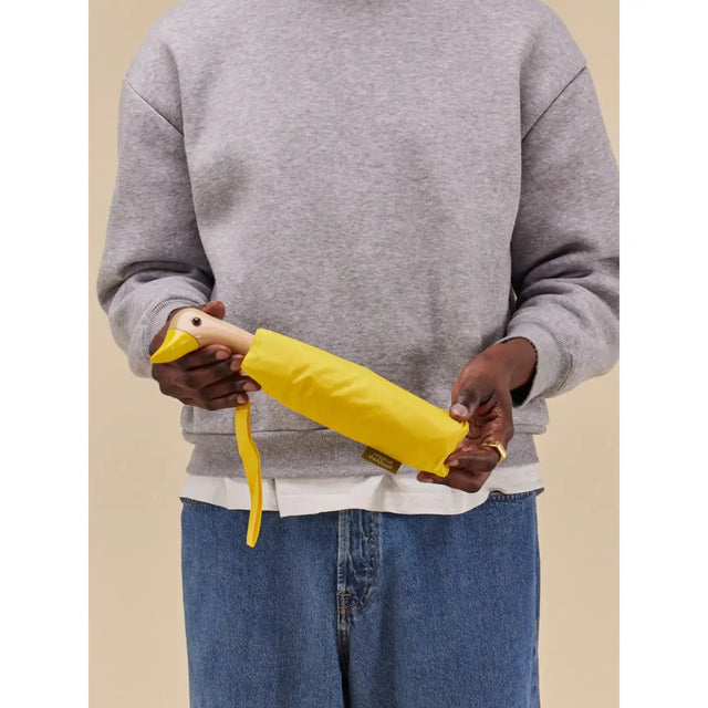 Umweltfreundlicher Regenschirm aus recycelten Materialien Gelb von Original Duckhead