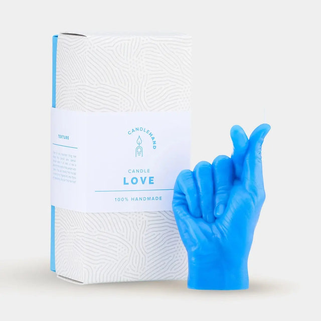 Love Blau von Candle Hand