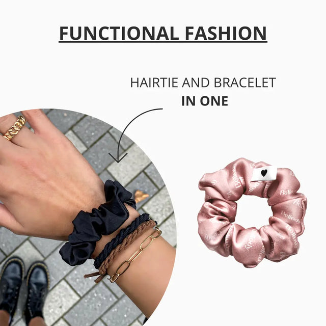 Seiden-Scrunchie Rosa von Bellody