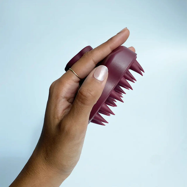 Kopfmassagebürste Rot von Bellody