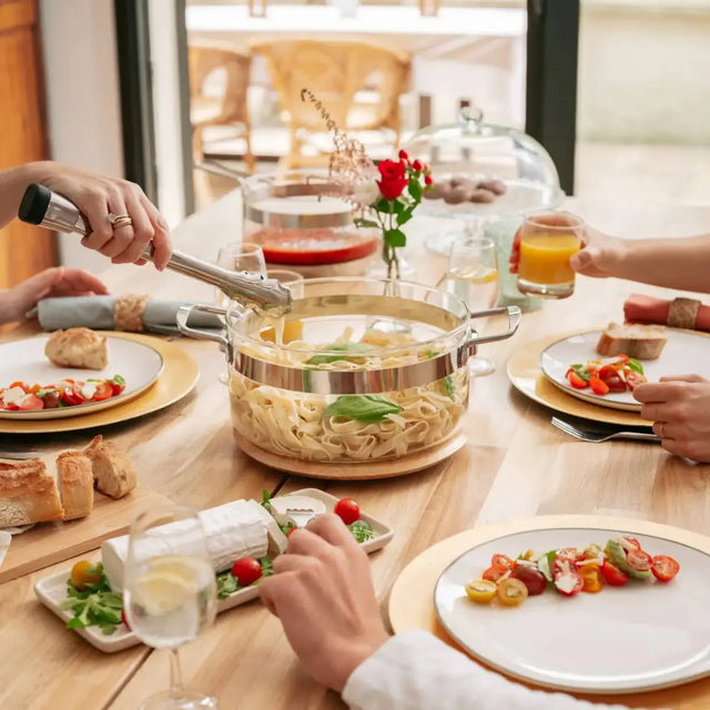 Kochtopf tief mit Deckel Glas 20cm von Mastrad