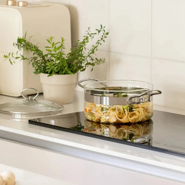 Kochtopf tief mit Deckel Glas 20cm von Mastrad