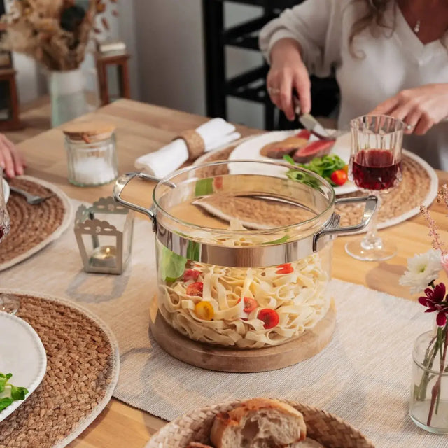Kochtopf hoch mit Deckel Glas 20cm von Mastrad