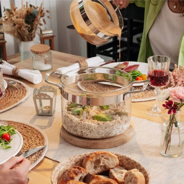 Kochtopf hoch mit Deckel Glas 20cm von Mastrad