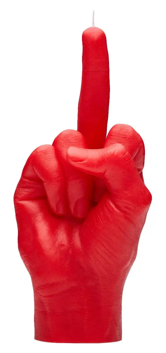 F*ck you Rot von Candle Hand
