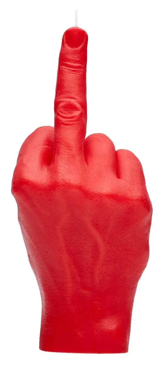 F*ck you Rot von Candle Hand