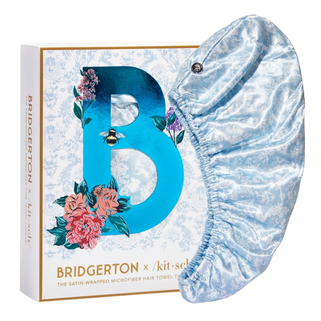 Haarturban Bridgerton Toile de Blue von Kitsch