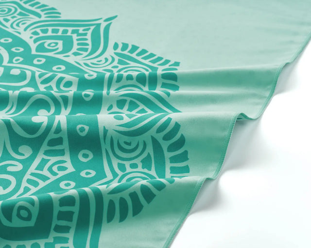 Strandtuch XXL Mikrofaser schnelltrocknendes Badetuch 200x90cm Mandala von Fit-Flip