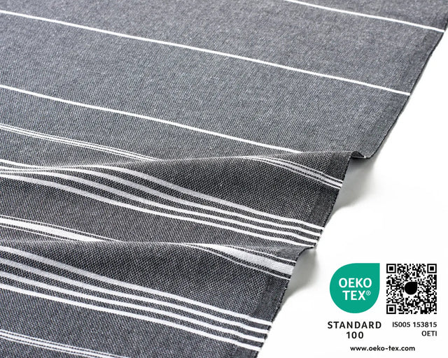 Hamamtuch Baumwolle Recycelt 100x200cm Anthracite - Sultan von Fit-Flip