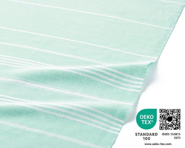 Hamamtuch Baumwolle Recycelt 100x200cm Aqua - Sultan von Fit-Flip